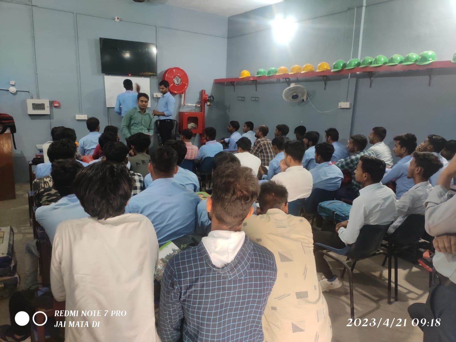 Learners in a skill training session at Rajan Foundation